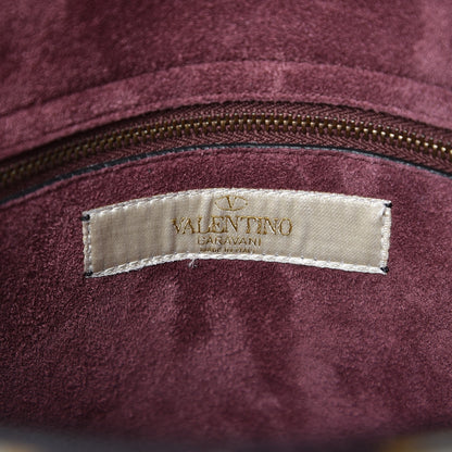 Valentino Garavani Alce Tribal Medium My Rockstud Frame Bag Rubin 6 of 8