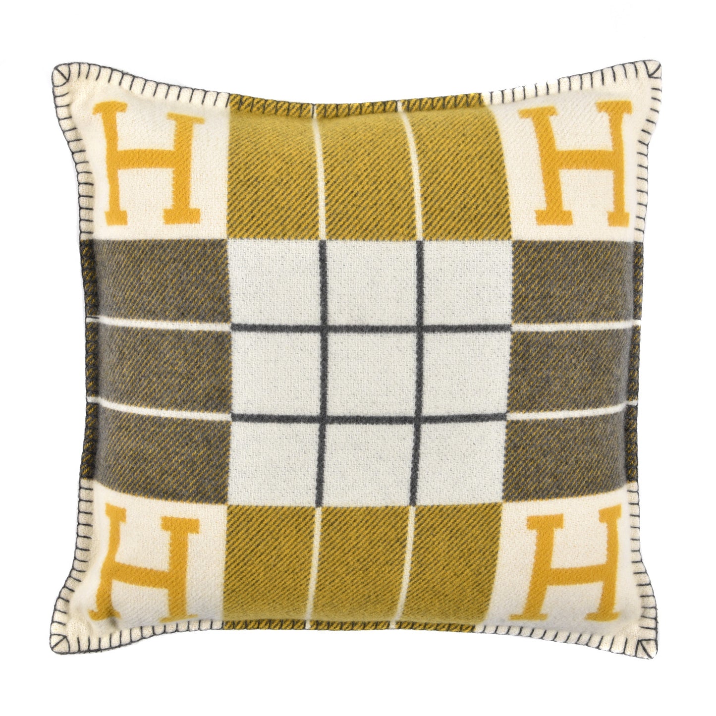Wool Cashmere Avalon III Pillow PM Gris Soleil