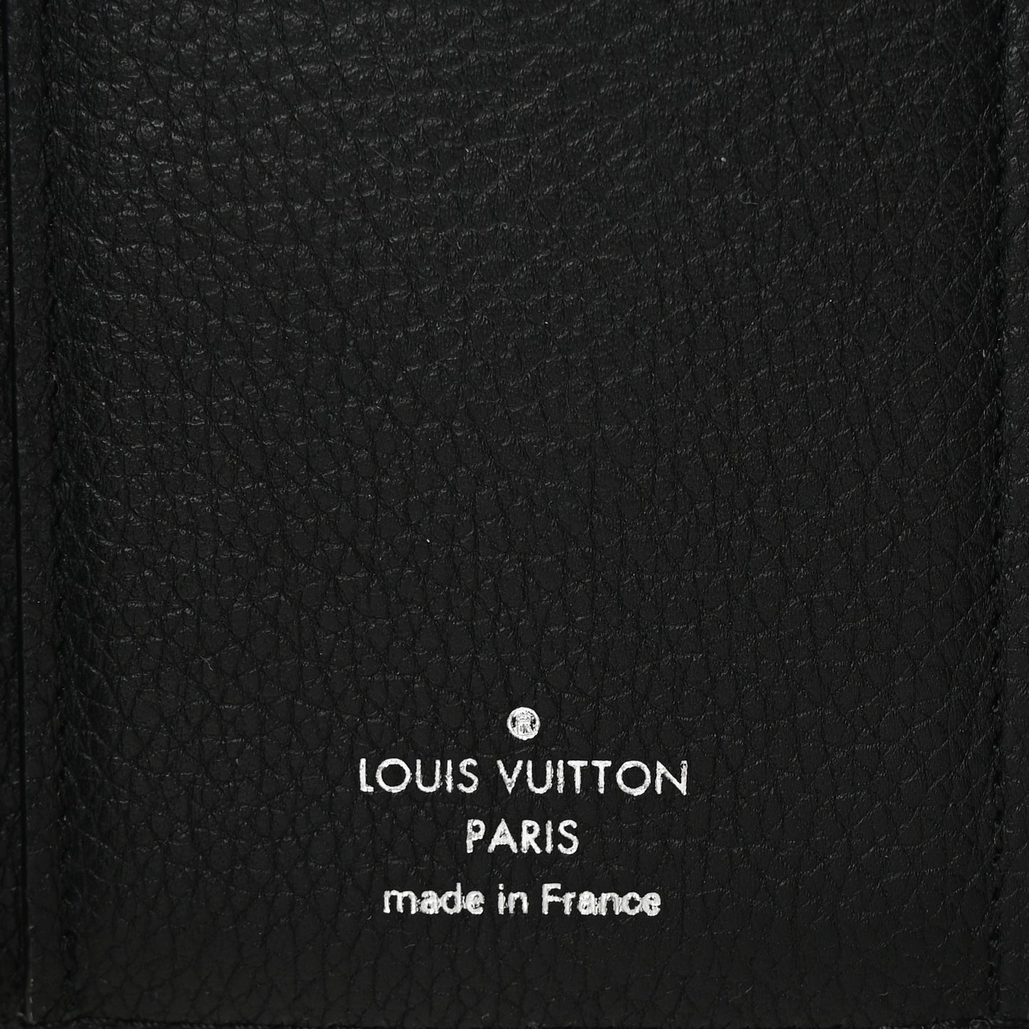 Soft Calfskin My Lockme Compact Wallet Black