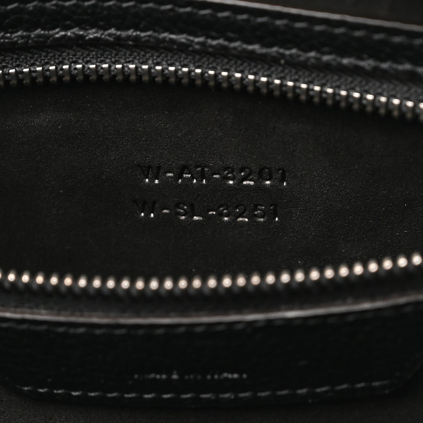 Drummed Calfskin Mini Luggage Black