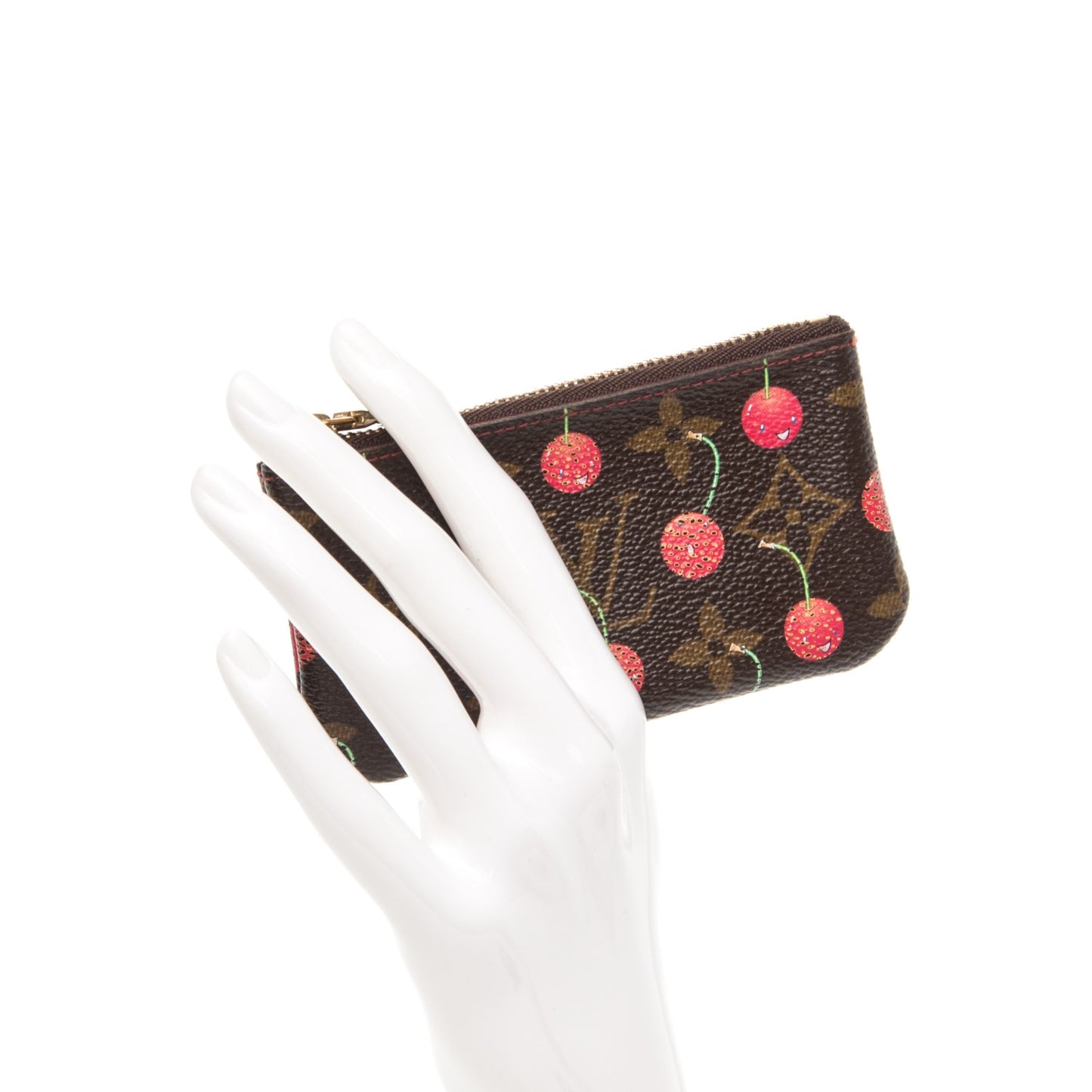 Monogram Cerises Key Pouch