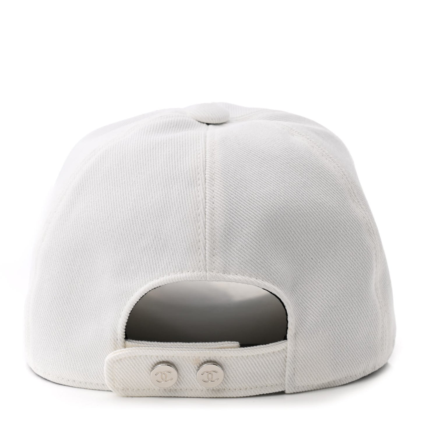 Cotton Sequin CC Cap Hat Ivory