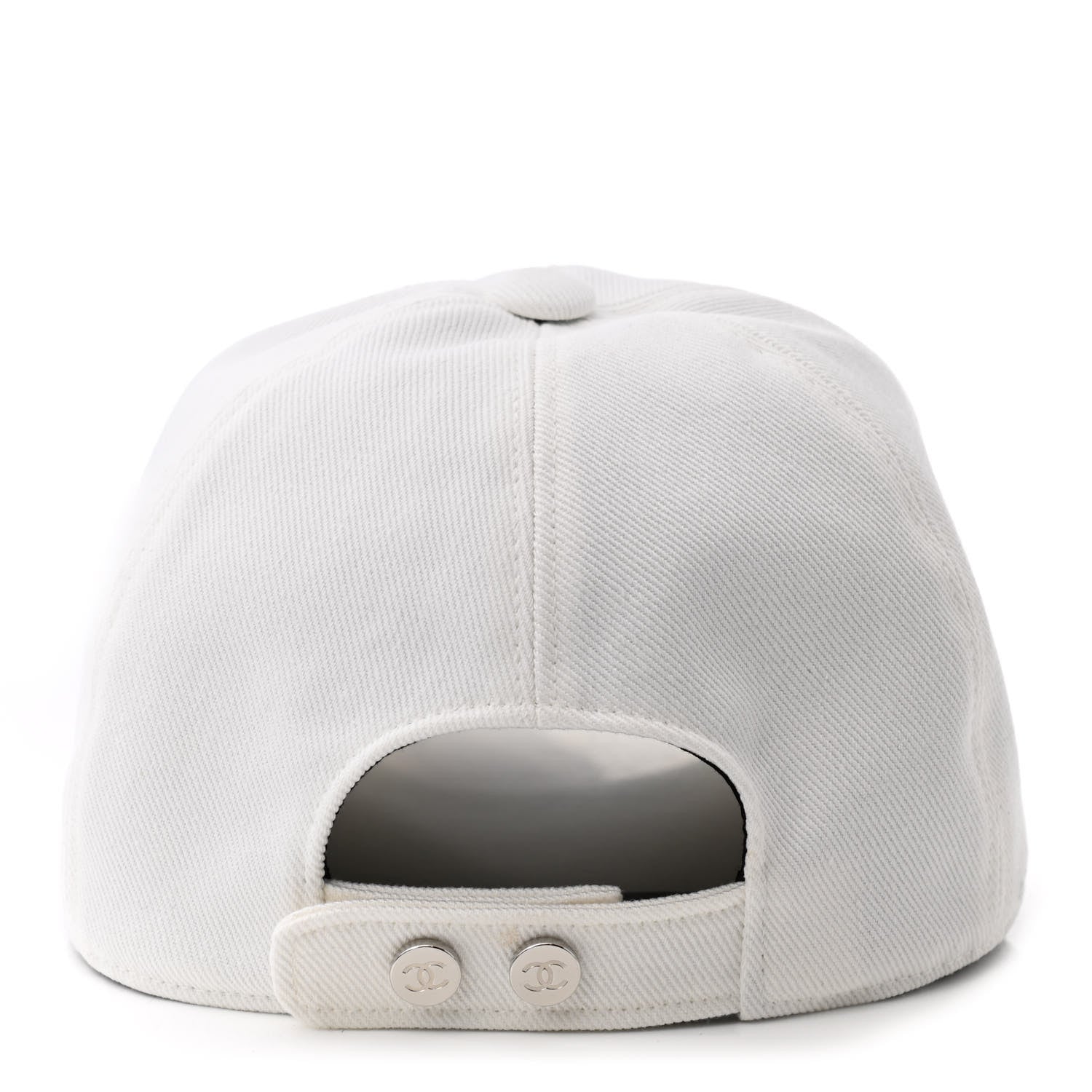 Chanel Cotton Sequin CC Cap Hat Ivory 6 of 8