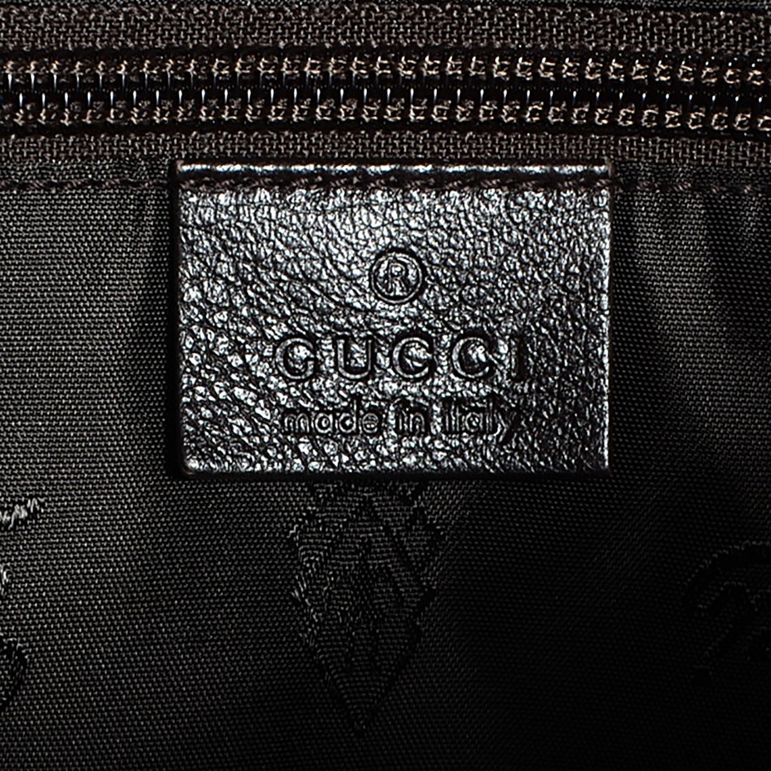 Gucci Guccissima Medium Joy Tote Bag Dark Brown 6 of 7