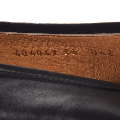 Gucci Calfskin Jordaan Loafers 38 Black 10 of 10