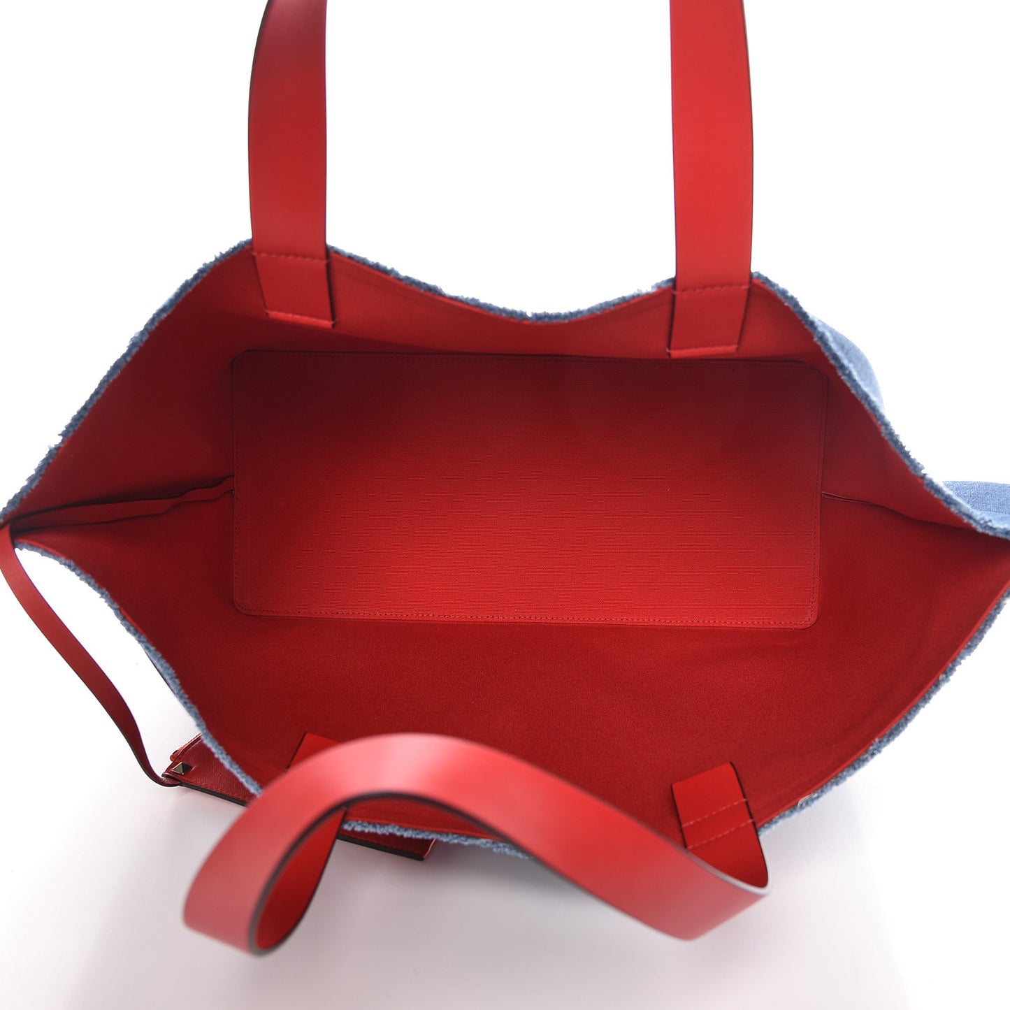 Denim Large Escape Tote Blue Red