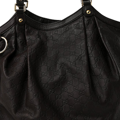Gucci Guccissima Signature Large Sukey Tote Chocolate 8 of 11