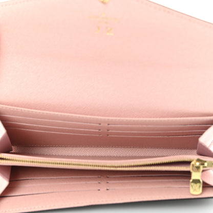 Louis Vuitton Monogram Sarah Wallet NM Rose Ballerine 5 of 10