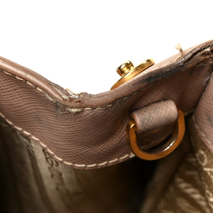 Prada Saffiano Small Galleria Double Zip Tote Cammeo 15 of 16