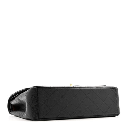 Chanel Caviar Quilted Maxi Double Flap Black 4 of 11