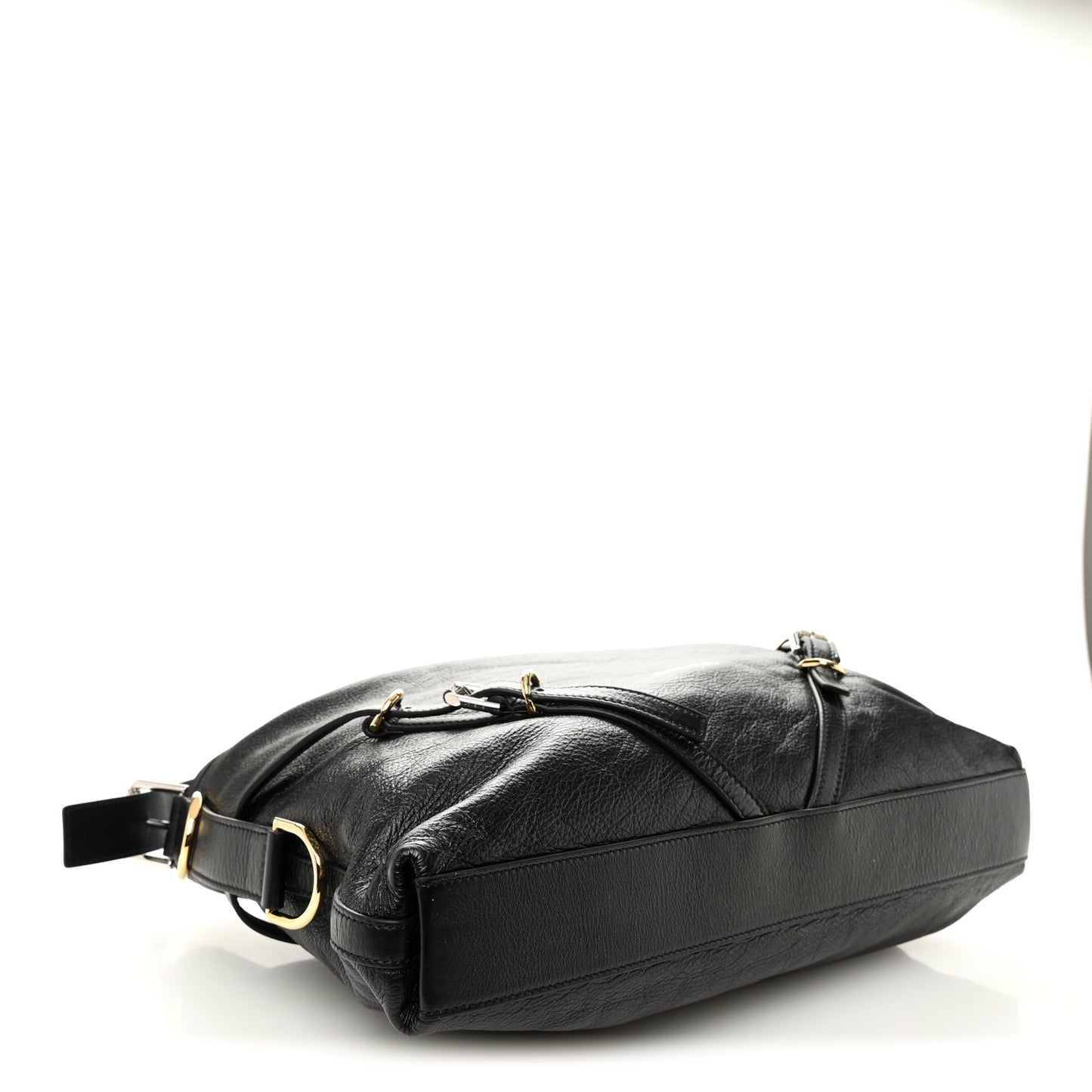 Calfskin Medium Voyou Bag Black