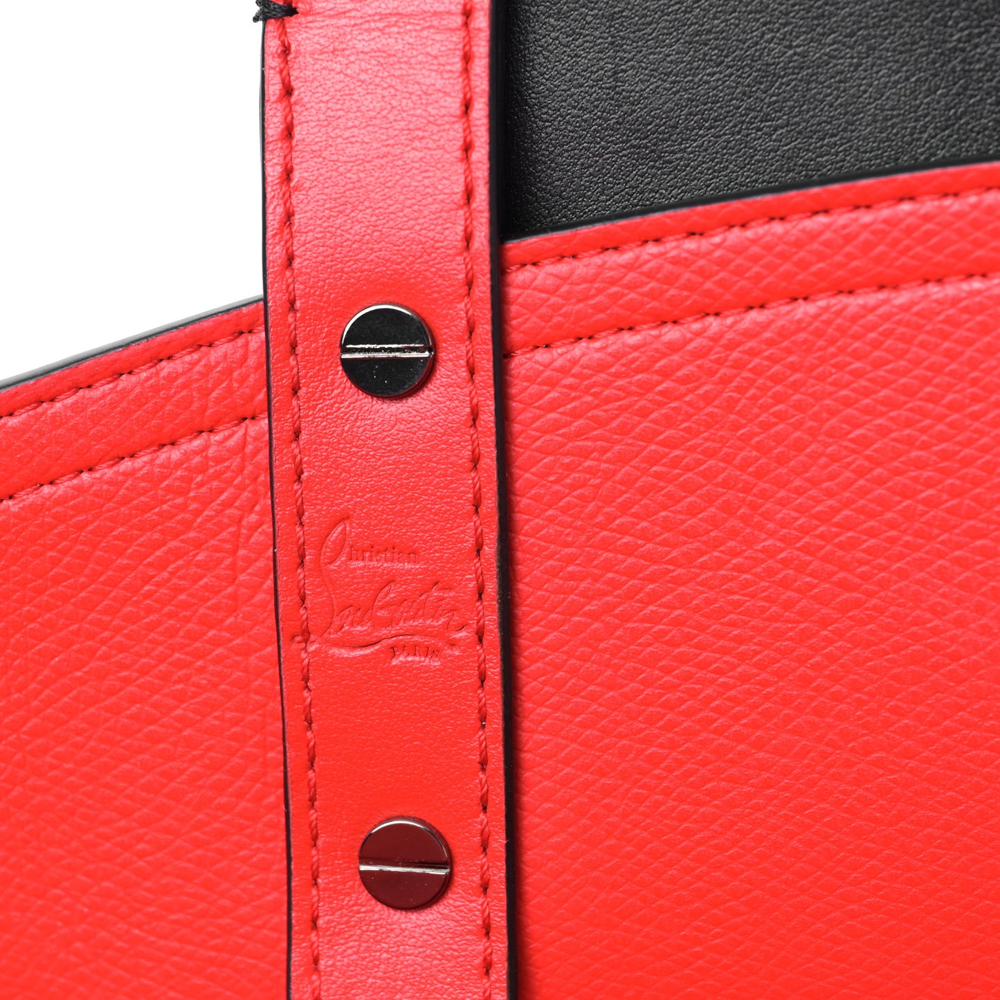 Calfskin Loubishore Tote Black