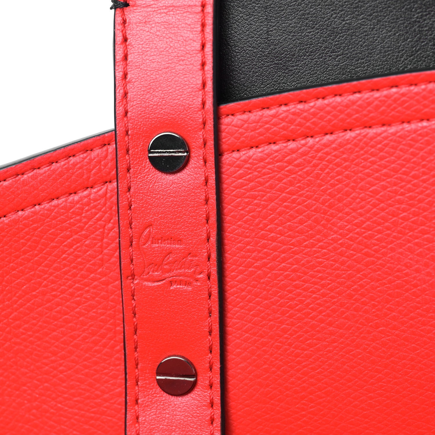 Christian Louboutin Calfskin Loubishore Tote Black 6 of 11