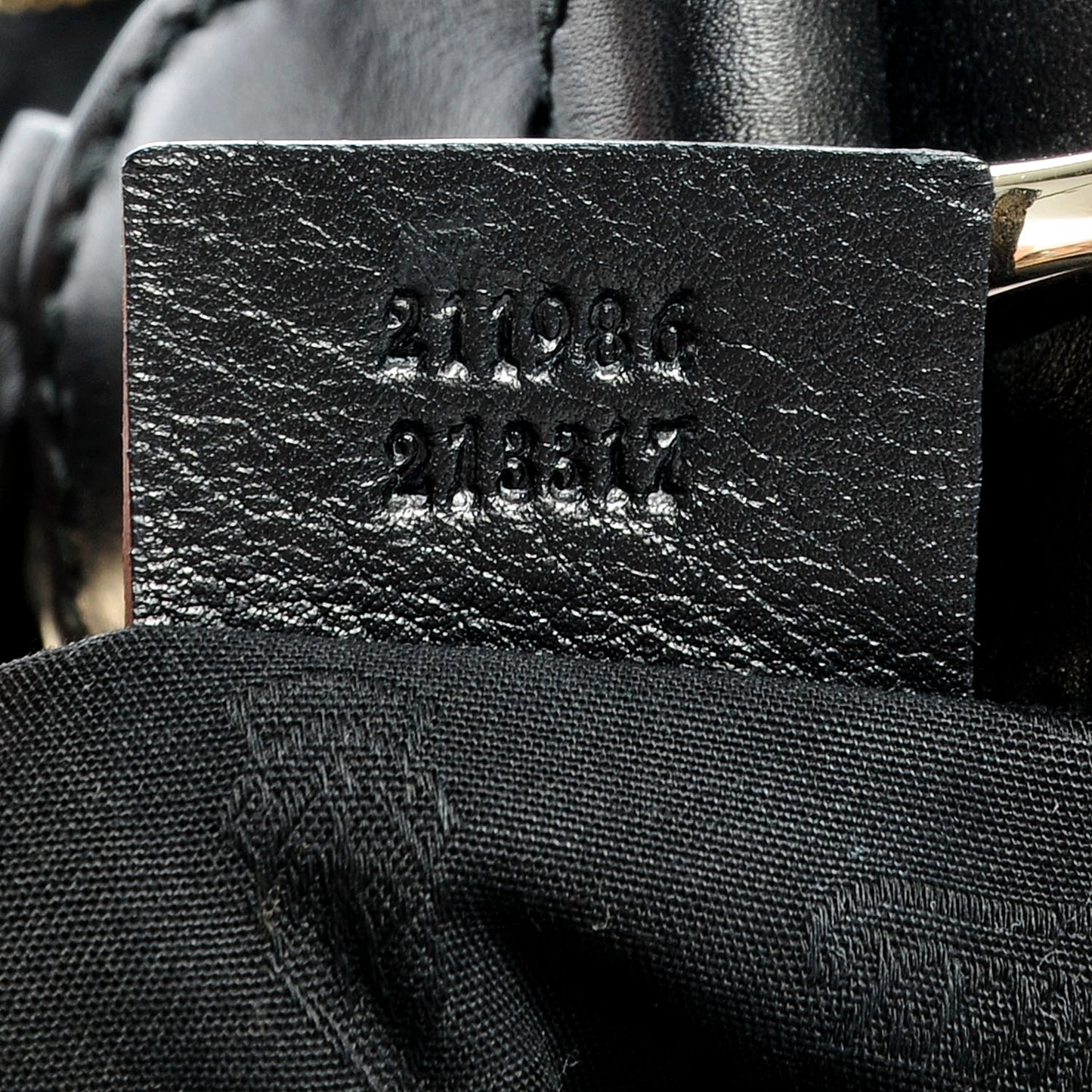 Guccissima Leather Pelham Medium Hobo Black