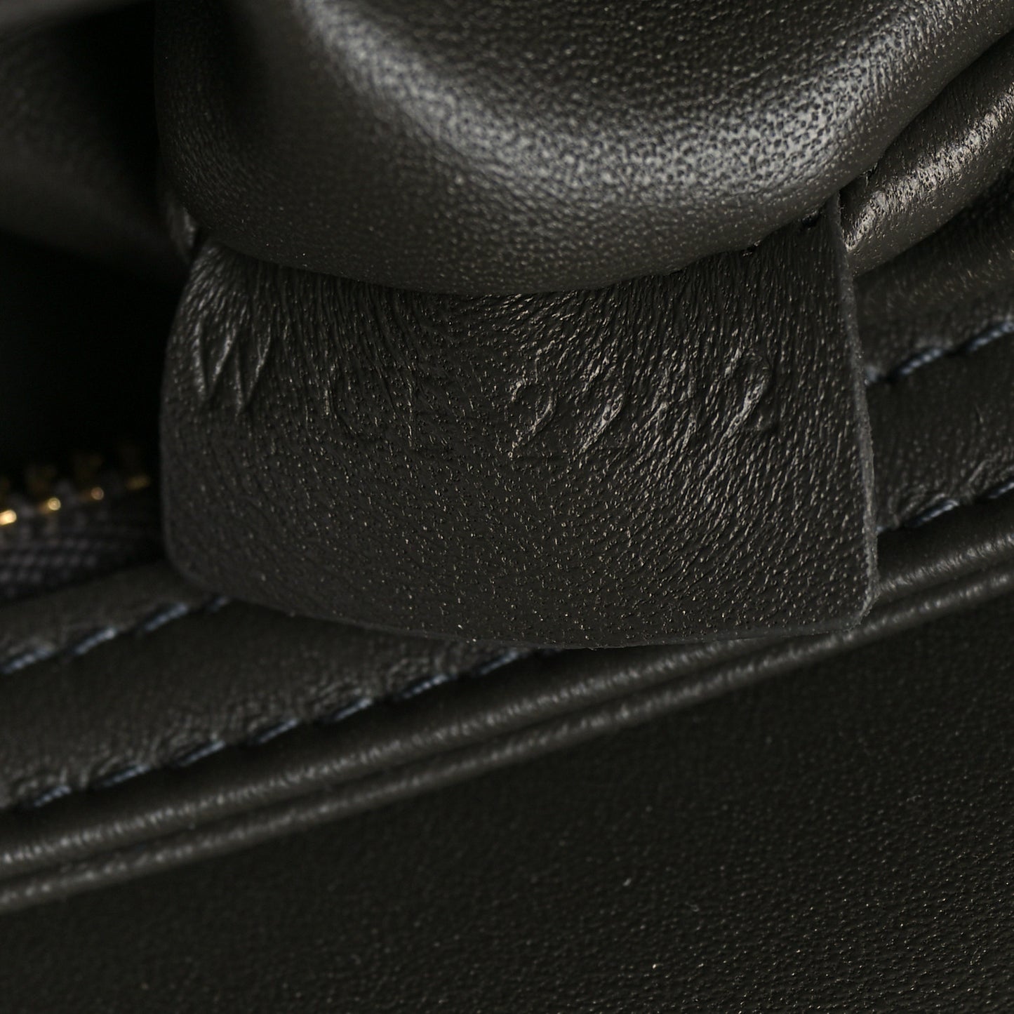 Shiny Calfskin Teen Cuir Triomphe Anthracite