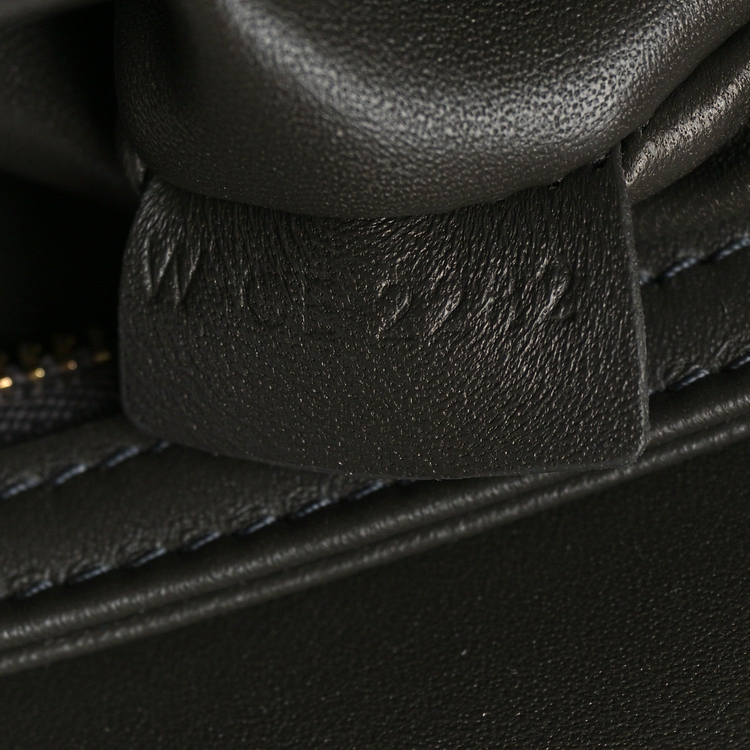 Celine Shiny Calfskin Teen Cuir Triomphe Anthracite 6 of 8