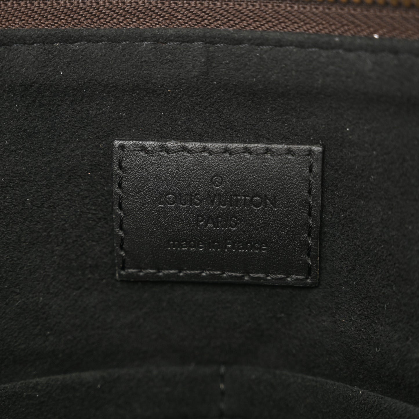 Monogram Flower Zipped Tote MM Black