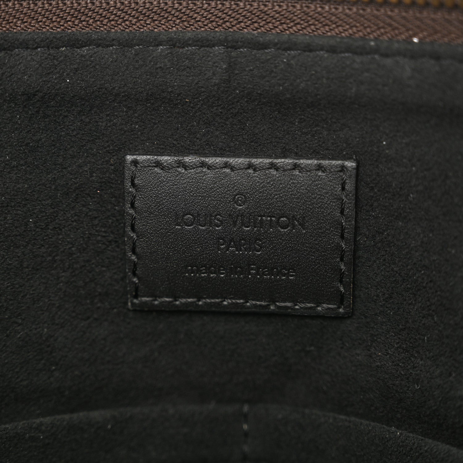 Louis Vuitton Monogram Flower Zipped Tote MM Black 6 of 10