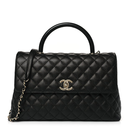Chanel Caviar Quilted Medium Coco Handle Flap 1 of 8