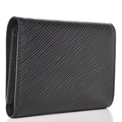 Louis Vuitton Epi Twist Compact Wallet Black 3 of 13