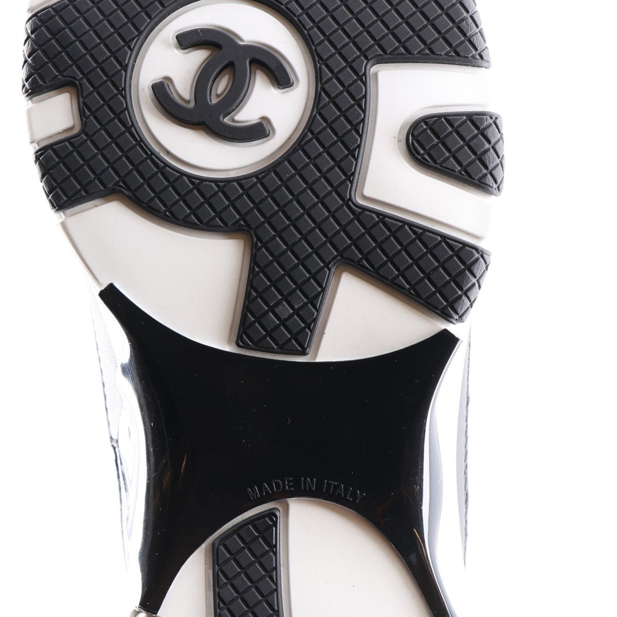 Calfskin CC Womens Sneakers 38 Black