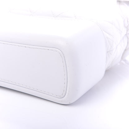 Chanel Aged Calfskin Quilted Large Gabrielle Hobo White 7 of 10