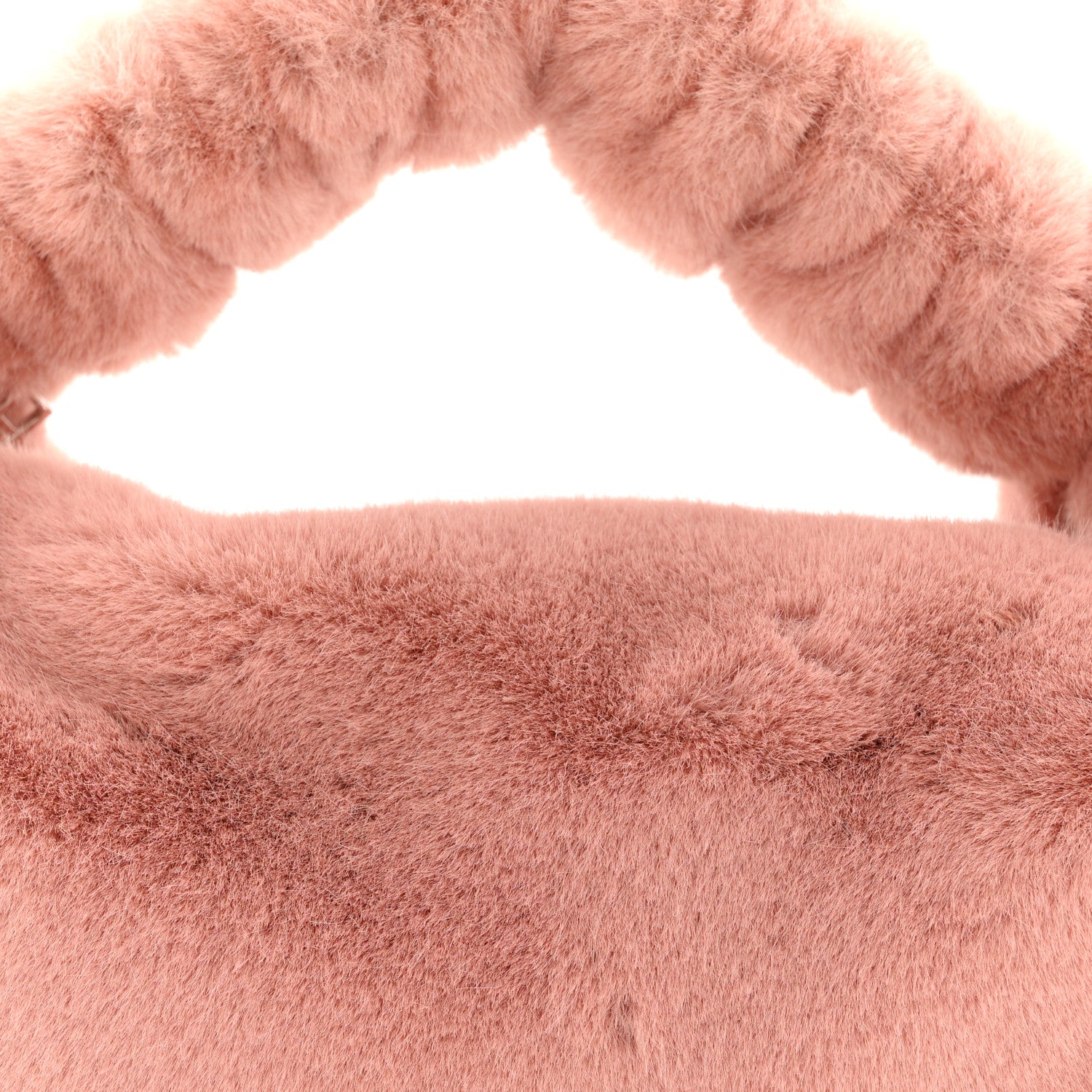 Alexander Wang Faux Fur Mini Scrunchie Bag Pink 8 of 11