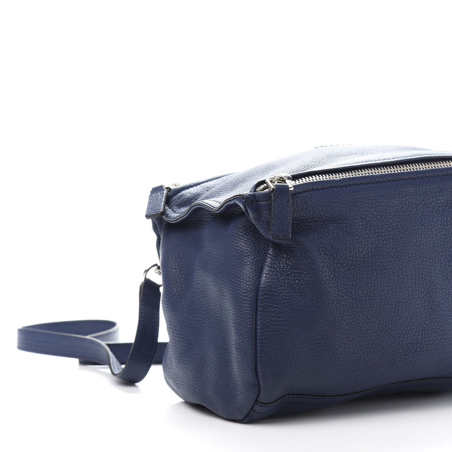 Sugar Goatskin Small Pandora Deep Blue