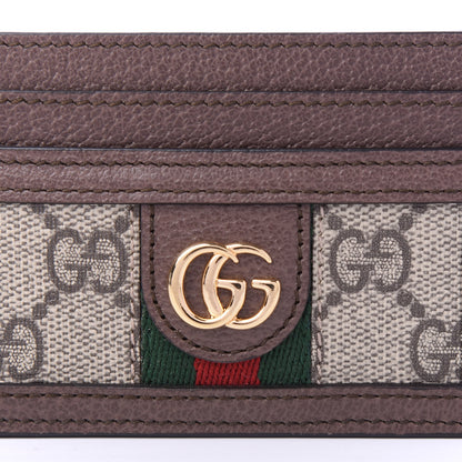 Gucci GG Supreme Monogram Ophidia Card Holder Brown 7 of 8
