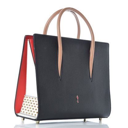 Christian Louboutin Calfskin Patent Woven Medium Paloma Multicolor 3 of 12