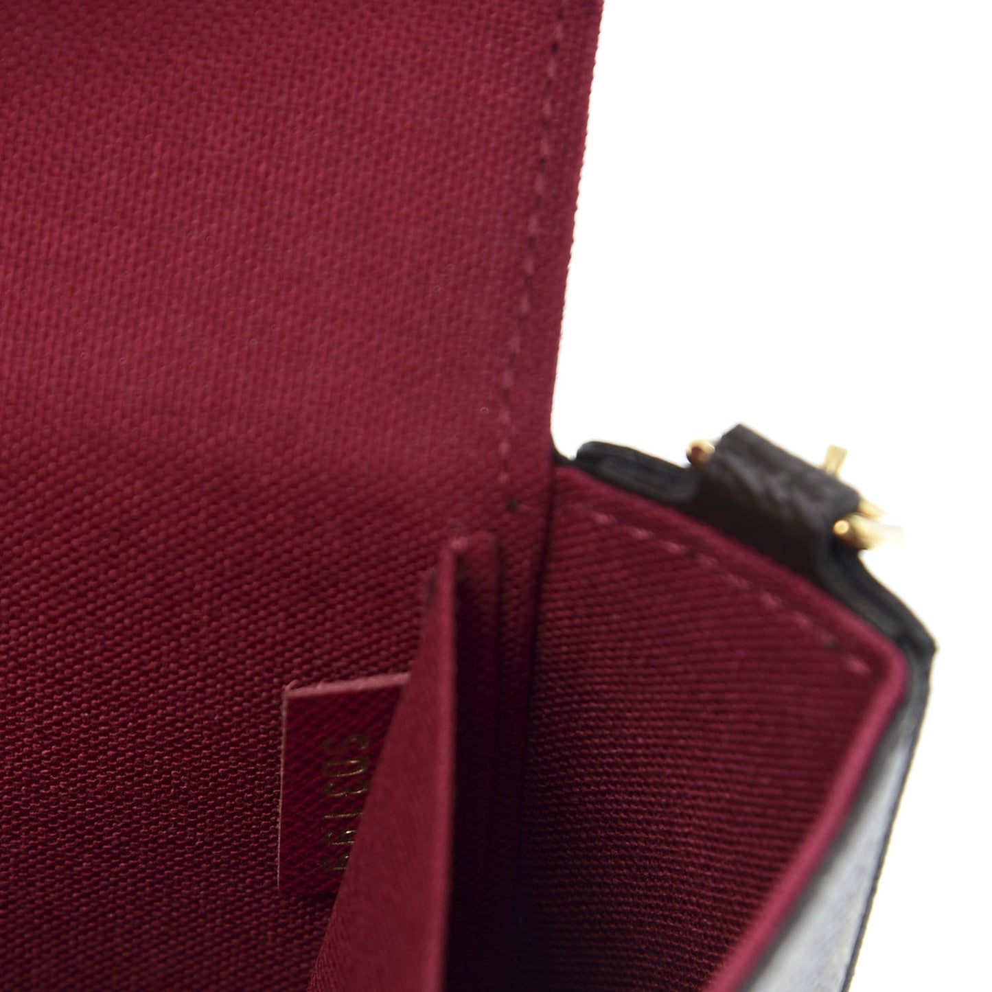 Monogram Pochette Felicie Chain Wallet Fuchsia