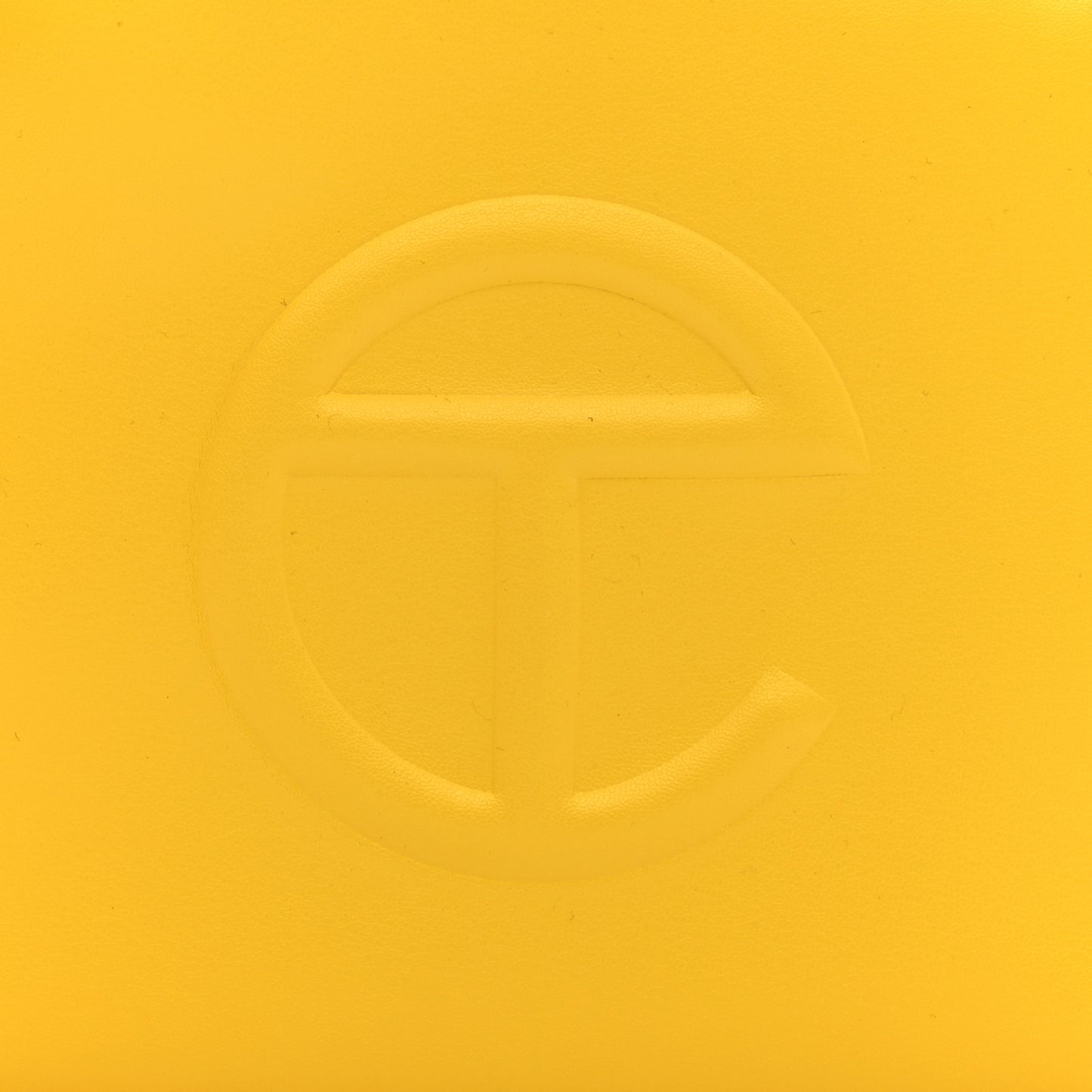 Vegan Leather Small Shopping Bag Yellow