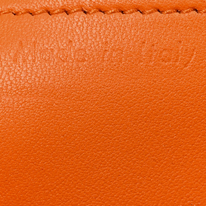 Celine Box Calfskin Medium Classic Box Flap Bag Orange 8 of 12