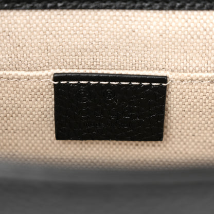Gucci Knight Calfskin Small GG Marmont Chain Handle Bag Black 6 of 12