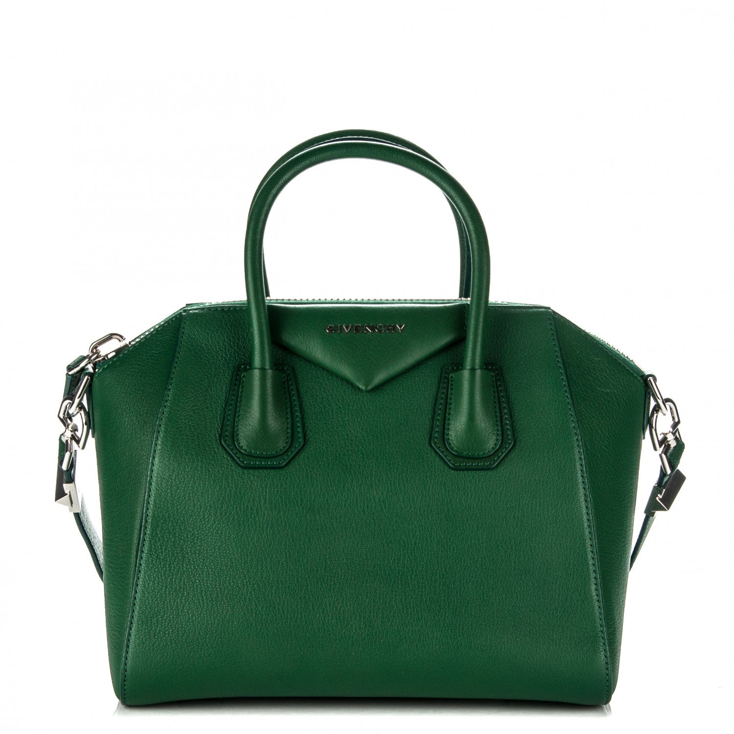Givenchy Sugar Goatskin Small Antigona Emerald 1 of 7