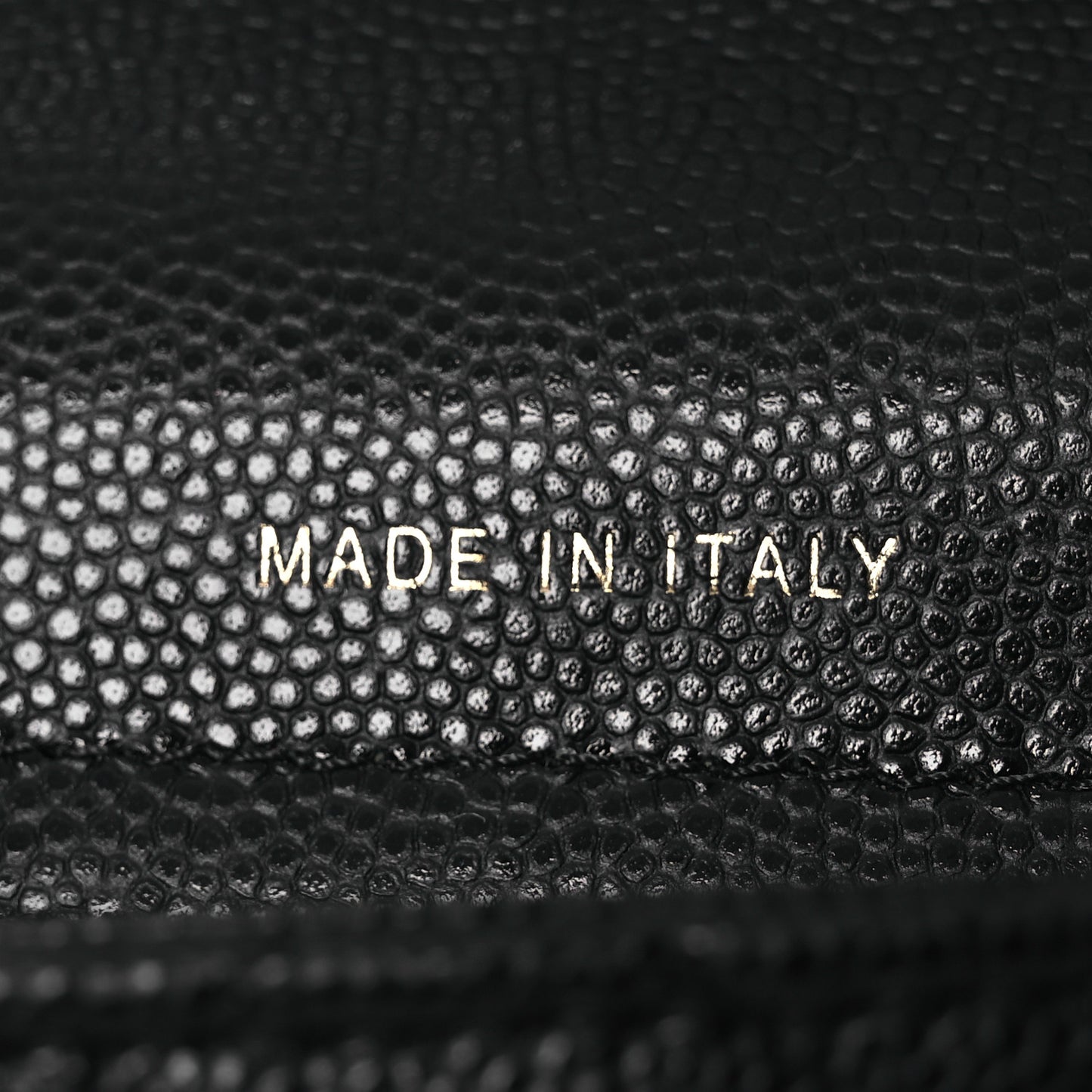 Caviar Quilted Flap Phone Holder With Chain Black