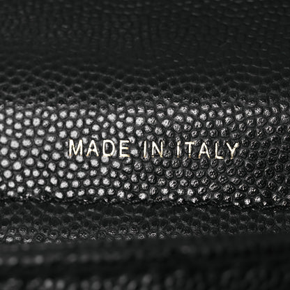 Chanel Caviar Quilted Flap Phone Holder With Chain Black 8 of 14