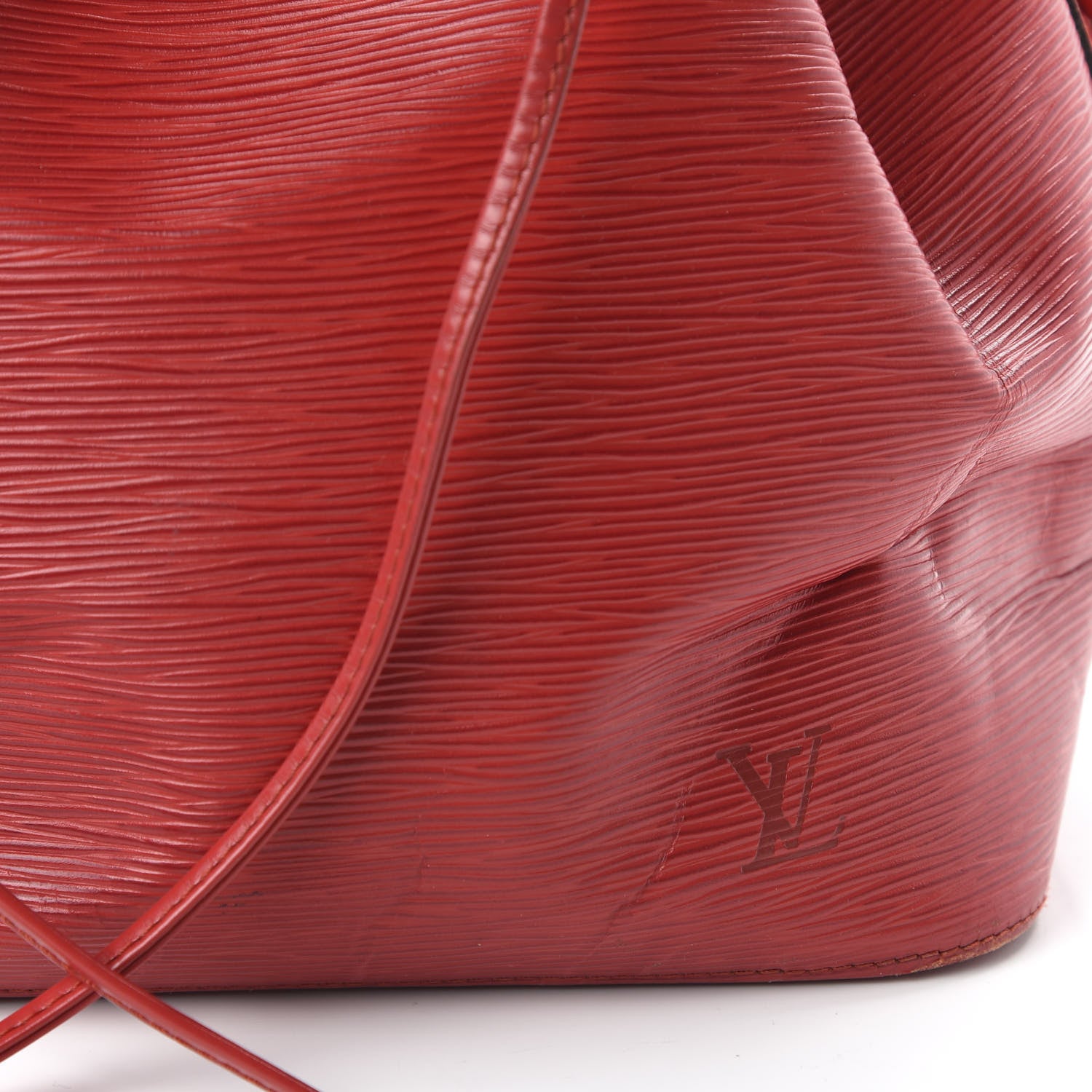 Louis Vuitton Epi Petit Noe Castillan Red 9 of 10