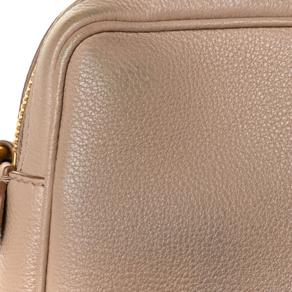 Prada Vitello Daino Medium Double Zip Shoulder Bag Cammeo 18 of 20