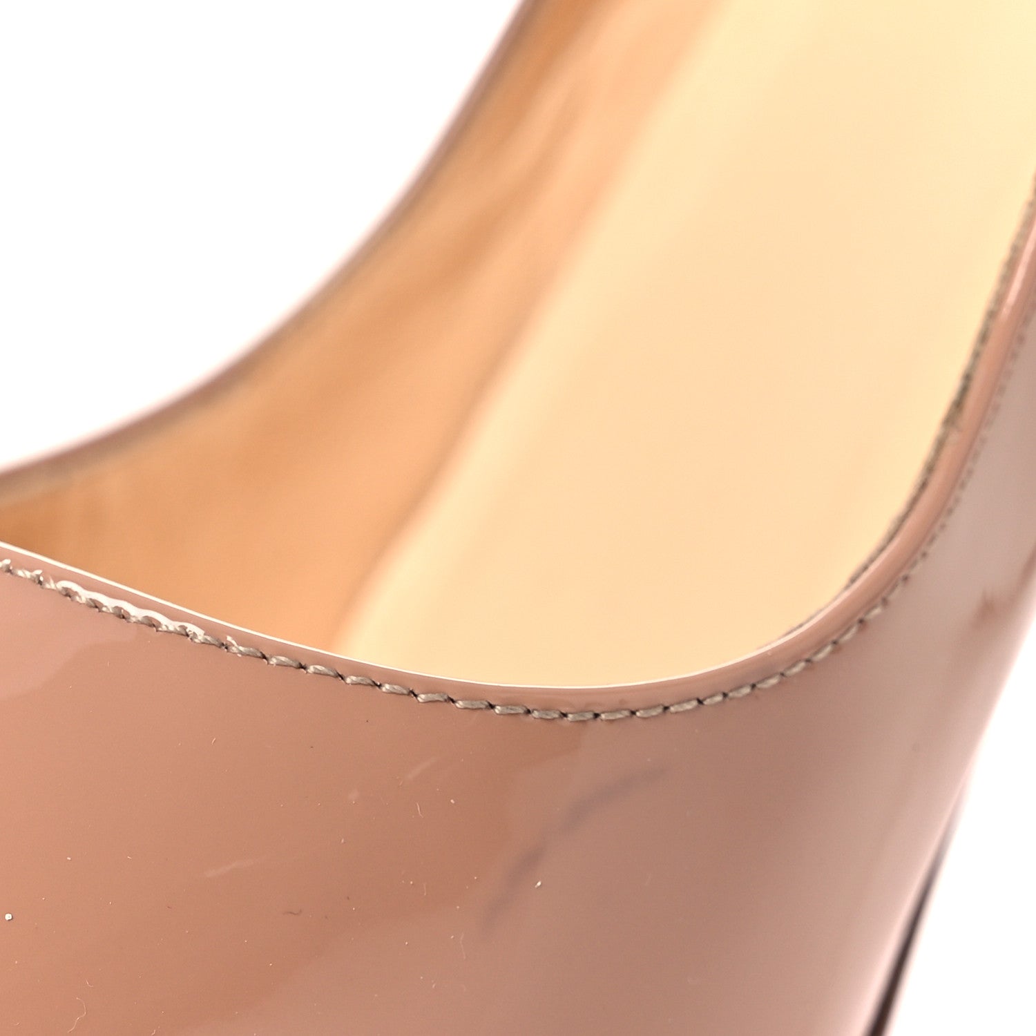 Christian Louboutin Patent Pigalle 100 Pumps 40.5 Nude 12 of 13