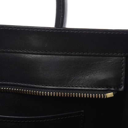 Celine Pony Hair Mini Tri-Color Luggage Baby Blue Burgundy Black 12 of 16