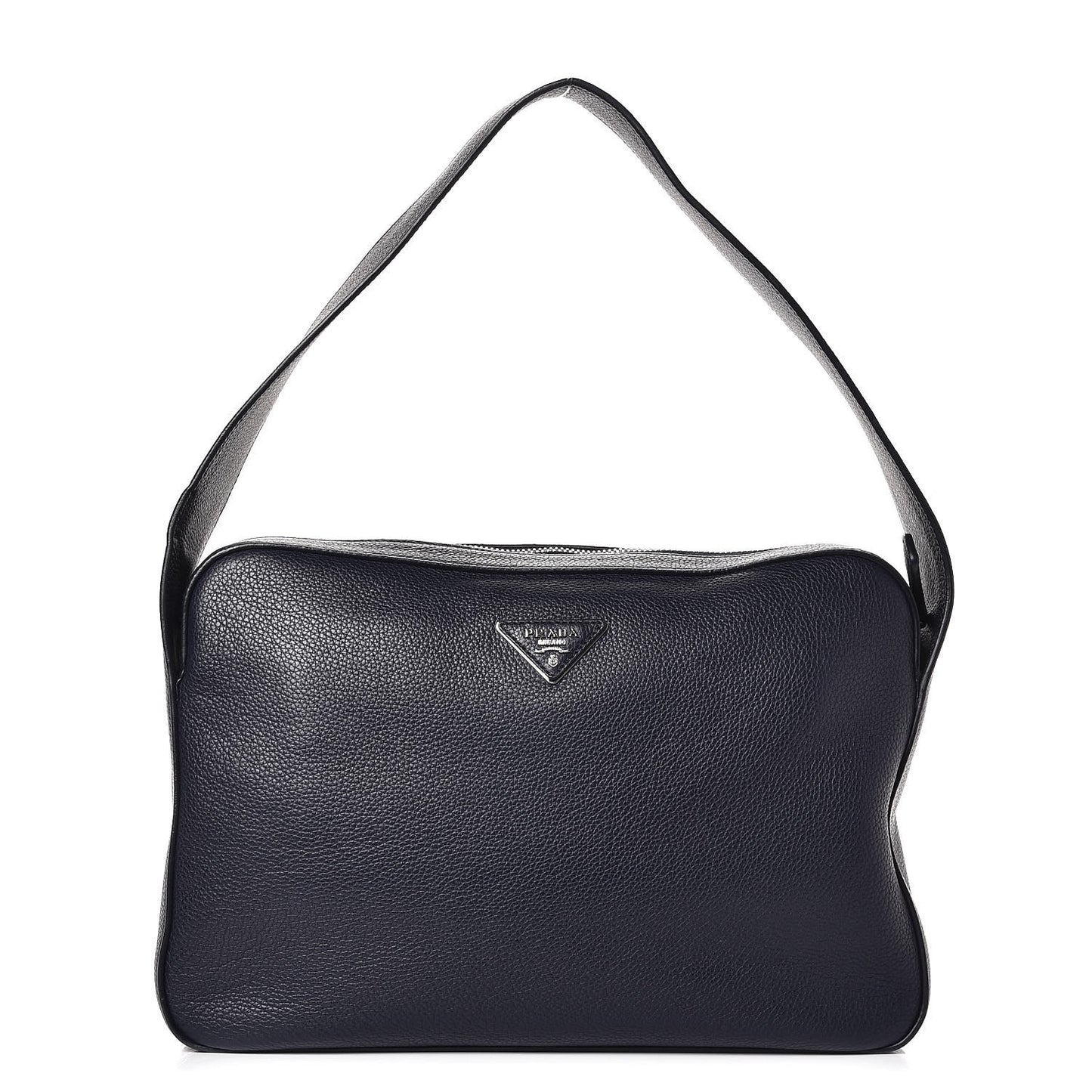 Vitello Daino Shoulder Bag Baltico
