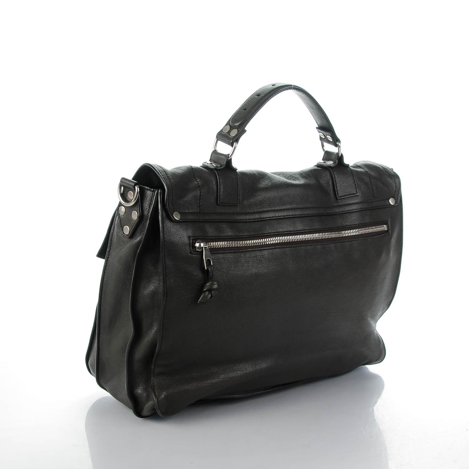Proenza Schouler Lambskin Large PS1 Satchel Pepe 3 of 8