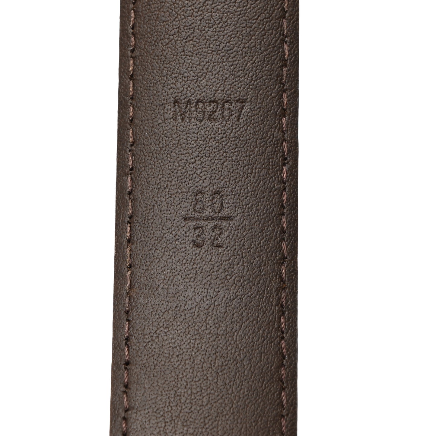 Mini Damier Ebene 25mm LV Initiales Belt 80/32