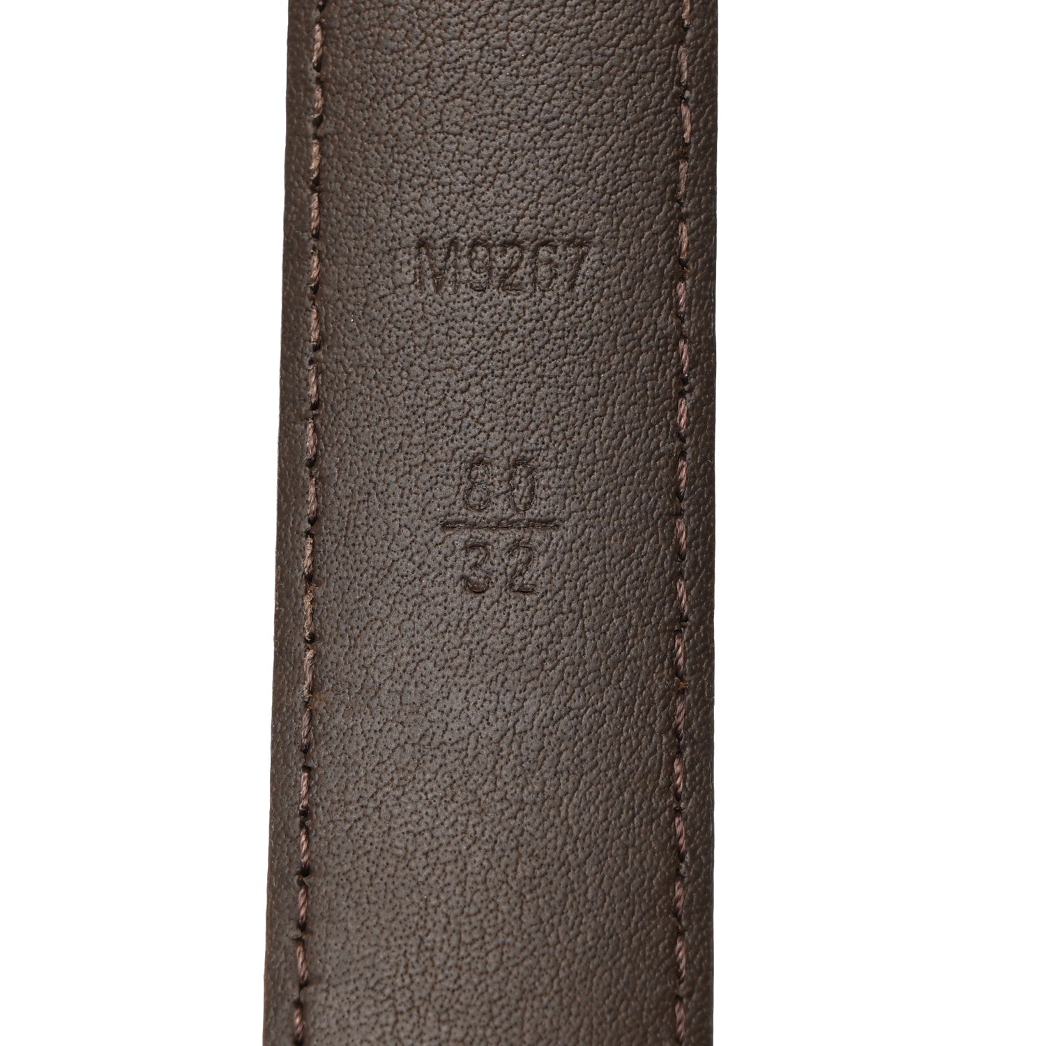 Louis Vuitton Mini Damier Ebene 25mm LV Initiales Belt 80/32 5 of 7