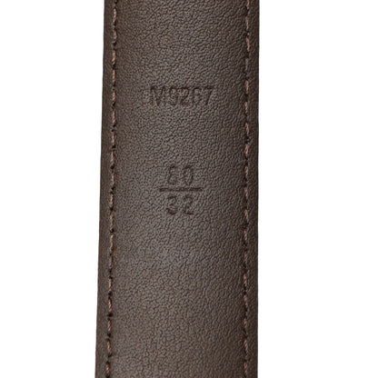 Louis Vuitton Mini Damier Ebene 25mm LV Initiales Belt 80/32 5 of 7