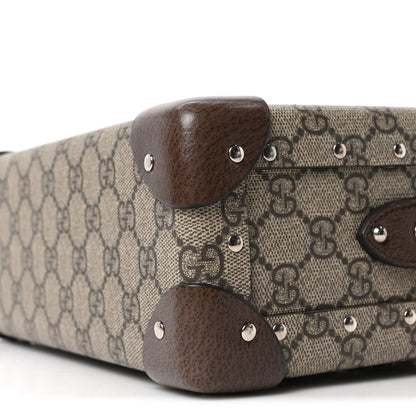 Gucci GG Supreme Monogram Globe-Trotter Beauty Case Brown 10 of 10