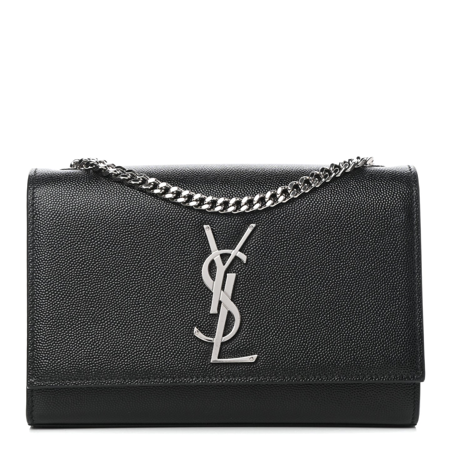 Grain De Poudre Small Monogram Kate Satchel Black