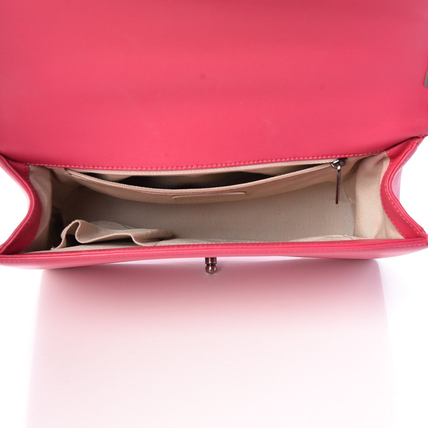 Lambskin Quilted New Medium Boy Flap Pink