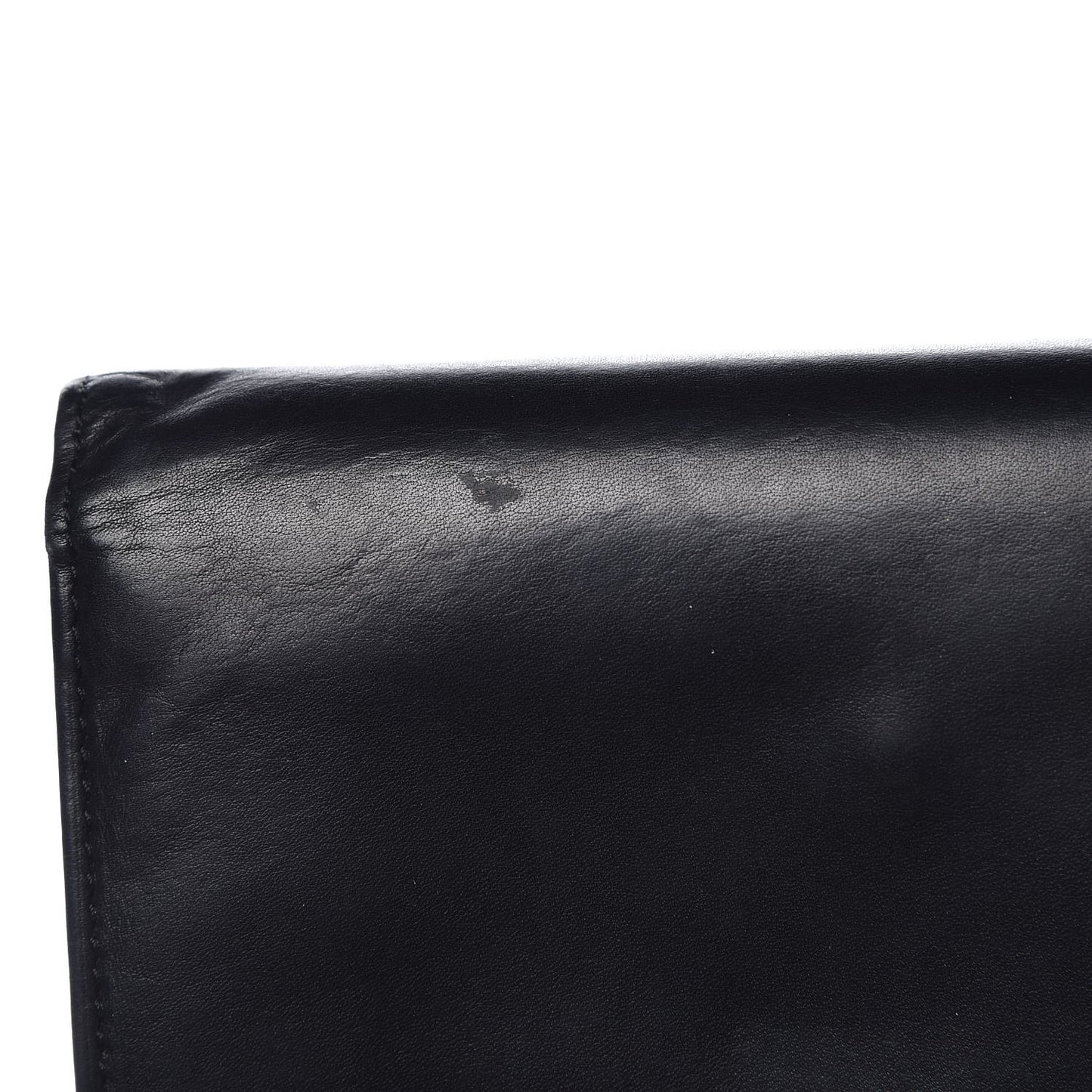 Nappa Tri Fold Wallet Black